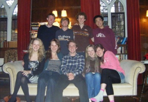 College group at the end of last year, Easter 2009